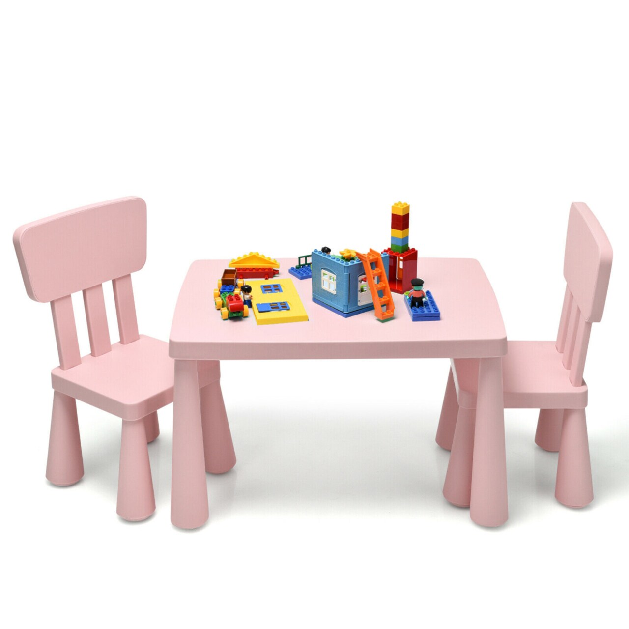 Kids table with best sale two chairs